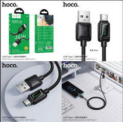 Cáp sạc nhanh 36w HOCO U146 Type C cáp dây dù USB ra Type C dài 1m2 chính hãng