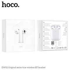Tai nghe Bluetooth Hoco EW02 True Wireless (TWS) kiểu dáng Airpods 2 rep 1:1 có dock sạc chính hãng [BH 1 năm]