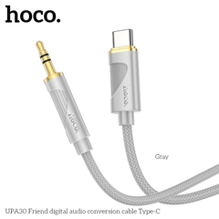 Cáp chuyển đổi âm thanh Hoco UPA30 Type C to 3.5mm chính hãng [BH 1 năm]