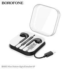 Tai nghe có dây lightning Borofone BM85 Max chui iPhone dài 1m2 chính hãng [BH 1 NĂM]