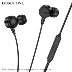 Tai nghe có dây 3.5 BOROFONE BM94 có microphone jack 3.5mm chính hãng [ BH 1 NĂM]