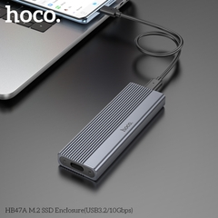 Vỏ ổ cứng SSD HOCO HB47A M.2 SSD (USB3.2/10Gbps) chính hãng