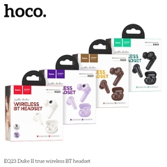 Tai nghe bluetooth HOCO EQ23 True Wireless V5.4 40mAh/400mAh kiểu dáng airpods chính hãng [BH 1 NĂM]