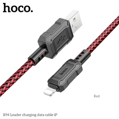 Cáp sạc truyền dữ liệu Hoco X94 cổng USB ra iPhone Lightning 2.4A dài 1M chính hãng [BH 1 NĂM]