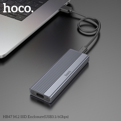 Vỏ ổ cứng SSD HOCO HB47 M.2 (USB3.1/6Gbps) chính hãng