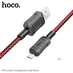 Cáp sạc truyền dữ liệu Hoco X94 cổng USB ra Micro 2.4A dài 1M chính hãng [BH 1 NĂM]