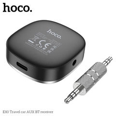 Bộ thu tín hiệu bluetooth xe hơi Hoco E80 chính hãng [BH 1 năm]