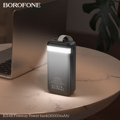 Pin sạc dự phòng Borofone BJ14B 30.000mAh có màn hình LED hiển thị % pin, kiêm đèn pin siêu sáng chính hãng [BH: 1 NĂM]