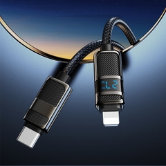 Cáp sạc nhanh 27w HOCO U137 (c-l) 1.2m - type c ra iphone lightning chính hãng [BH 1 năm]
