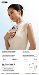 Tai nghe có dây Type-C REMAX RM-710A chính hãng [BH 1 Năm]