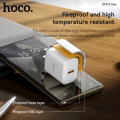 Bộ sạc nhanh 22.5w HOCO DMC5 Max cáp USB ra Type C chính hãng [BH 1 năm]