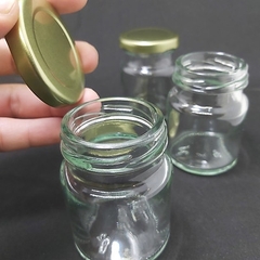 Combo 12 hủ thủy tinh 100ml nắp thiếc dùng để chưng yến, làm sữa chua, đựng gia vị