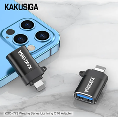 Jack/ đầu chuyển OTG Kaku  Lightning ra USB K773 [BH: 6 Tháng]
