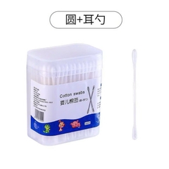 Hộp 200 cây ráy tai, bông tăm trẻ em 2 đầu COTTON SWABS [BH: NONE]