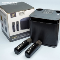 Loa bluetooth Karaoke SU-YOSD YS-203 kèm 2 mic không dây [BH 6 tháng]