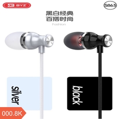 Tai nghe nhét tai BYZ S-863M chui 3.5 chính hãng [BH: 6 THÁNG]