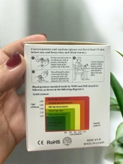 Máy ĐO CỔ TAY kiểm tra huyết áp, nhịp tim ELECTRONIC BLOOD PRESSURE MONITOR BK603 xài pin 3A máy nhỏ gọn tiện lợi  [BH: 1 THÁNG]