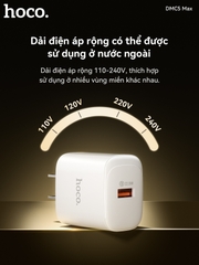 Bộ sạc nhanh 22.5w HOCO DMC5 Max cáp USB ra Samsung Micro chính hãng [BH 1 năm]