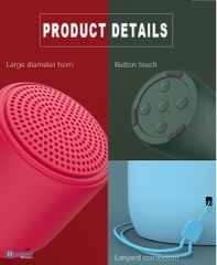 Loa Bluetooth Kimiso M5 tròn mini siêu hay [BH 6 tháng]
