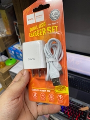 Bộ sạc nhanh HOCO C73 Type C (cóc 2 cổng usb) chính hãng [BH: 1 năm]
