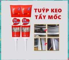 Gel tẩy mốc  tuýp đỏ 120g đa năng chân tường, lavabo, vòi sen, ron tủ lạnh-  [BH: NONE]