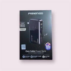 Pin sạc nhanh 22.5w PISEN D-312 10.000mAh chính hãng kèm cáp liền pin [BH 1 năm]