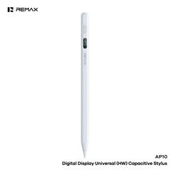 Bút cảm ứng đa năng REMAX AP10 bút có màn hình LCD hiển thị % pin siêu tiện lợi
