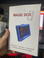 Hộp đựng điện thoại chống nước MAGIC BOX 12.5 x 19.3 x 2.5cm dán tường tiện dụng có móc treo khăn