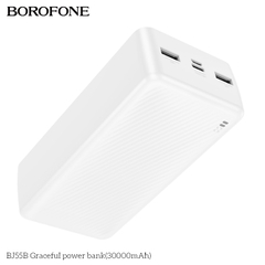 Pin sạc dự phòng Borofone BJ55B 30.000mAh chính hãng [BH: 1 NĂM]