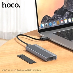 Vỏ ổ cứng SSD HOCO HB47 M.2 (USB3.1/6Gbps) chính hãng
