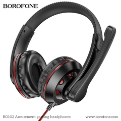 Tai nghe có dây 3.5 chụp tai Gaming BOROFONE BO102 jack 3.5 dài 1m2 kèm mic headphone chính hãng [BH: 1 NĂM]