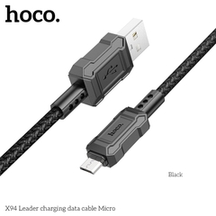 Cáp sạc truyền dữ liệu Hoco X94 cổng USB ra Micro 2.4A dài 1M chính hãng [BH 1 NĂM]