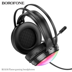 Tai nghe có dây 3.5 chụp tai Gaming BOROFONE BO108 phích cắm USB + 3.5 dài 2M kèm mic headphone chính hãng [BH: 1 NĂM]