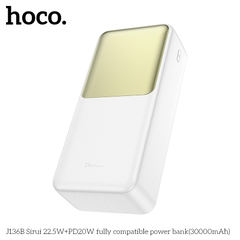 Pin sạc nhanh 22.5w HOCO J136B 30.000mAh dự phòng màn hình LED chính hãng [BH 1 Năm]