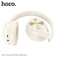 Tai nghe bluetooth chụp tai HOCO W54 Young ANC Khử tiếng ồn chủ động âm thanh nổi headphone chính hãng [BH 1 năm]