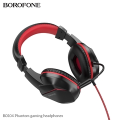 Tai nghe có dây 3.5 chụp tai Gaming BOROFONE BO104 jack 3.5 dài 1m2 kèm mic headphone chính hãng [BH: 1 NĂM]
