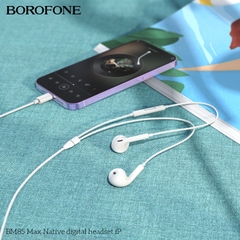Tai nghe có dây lightning Borofone BM85 Max chui iPhone dài 1m2 chính hãng [BH 1 NĂM]