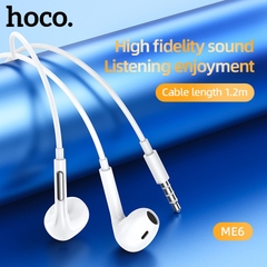 Tai nghe có dây 3.5 HOCO ME6 dài 1m2 có Mic chính hãng [BH 1 năm]