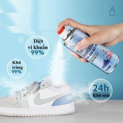 Chai xịt bình khử mùi hôi chân, thơm giày công nghệ mới, hàng nội địa công nghệ nano