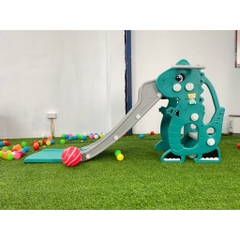 Cầu trượt (cầu tuột) khủng long/ hình hươu cho bé 1,6m - nhiều hình ngẫu nhiên [BH: None]