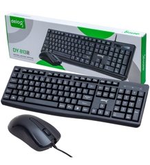 Combo bàn phím chuột có dây DEIOG DY-813 mẫu văn phòng siêu đẹp chính hãng [BH 1 Năm]