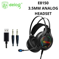 Tai nghe chụp tai 3.5 Gaming E8150 có mic có led siêu đẹp với công nghệ giả lập mới 2024 [BH 1 Năm]