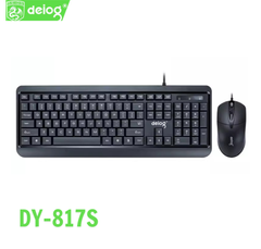 Combo phím chuột có dây DEIOG DY-817S mẫu văn phòng siêu đẹp chính hãng [BH 1 Năm]