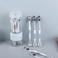 Hộp 8 bàn chải 2in1 (bàn chải kiêm cạo lưỡi) [BH: None] 11