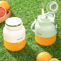 Máy xay sinh tố cầm tay OSTMARS 2in1 kiêm bình đựng nước có ống hút [BH: 1 Tuần]