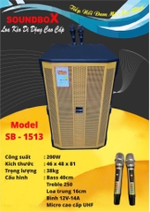 Loa kéo di động karaoke 4 tấc 1513 siêu hay đỉnh bluetooth kèm 2 micro không dây [BH 1 năm, bình BH 3 tháng, đặt trước 2 tiếng]