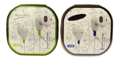 Tai nghe có dây 3.5 SAMSUNG MUSIC EARPHONE V-40 không nút cao su, phối 2 màu [BH: 3 THÁNG]