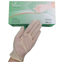 Hộp 100 găng tay y tế Glover (không bột) [BH: None]