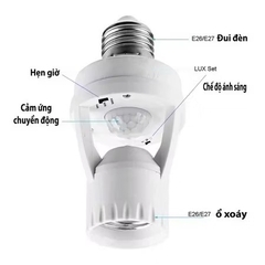 Đuôi đèn cảm biến chuyển động LAMP HOLDER [BH: NONE] 1l9d10