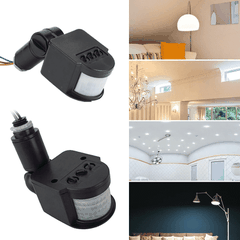 Công tắc cảm biến chuyển động hồng ngoại tự động tắt mở cho bóng đèn / chuông báo động / thiết bị điện 220v / pktn sale